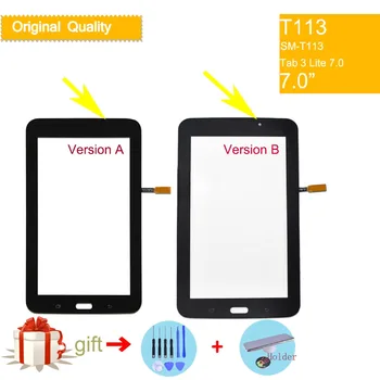

original Touchscreen For Samsung Galaxy Tab 3 Lite 7.0 SM-T113 T113 Tab3 Touch Screen Digitizer Front Glass Touch Panel Touches