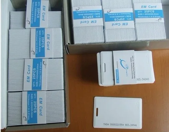 RFID ID/EM карта с 125 кГц, 1,8 мм плотная карта,+ Мин: 100 шт