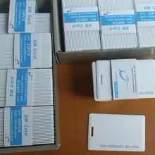 RFID ID/EM карта с 125 кГц, 1,8 мм плотная карта,+ Мин: 100 шт