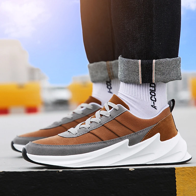Men's Chunky Sneakers New 2019 Shark shape Design Thick Sole Shoes For Male Adult Handsome Men Casual Shoes ca08Mm Men's Chunky Sneakers New 2019 Shark shape Design Thick Sole Shoes For Male Adult Handsome Men Casual Shoes ca08Mm