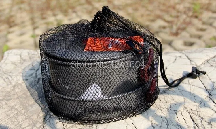 Pessoas de Vendas Conjuntos de Panela de Acampamento ao ar Bordo Fogo Cozinhar Grupo Piquenique Livre Panelas Frigideira - Caldeirão Tea Pot Fmc-204 720g 2-3 18 High Quality Esporte e Lazer