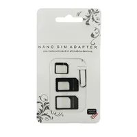 Micro Nano SIM Card Adapter Connector Kit For iPhone 5 6 7 plus 5S Xiaomi Redmi Note 4  All Phone Standard SIM Holder 1