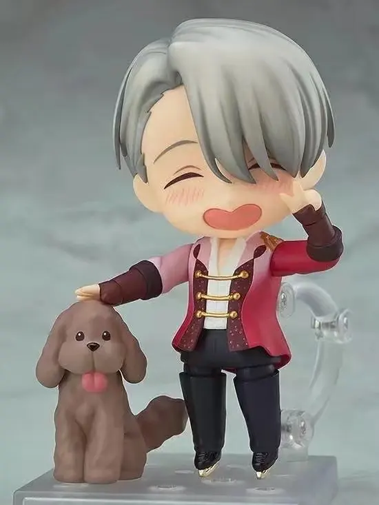 Юрий на льду Виктор Никифоров Nendoroid Рисунок ПВХ фигурку 10 см игрушки куклы аниме