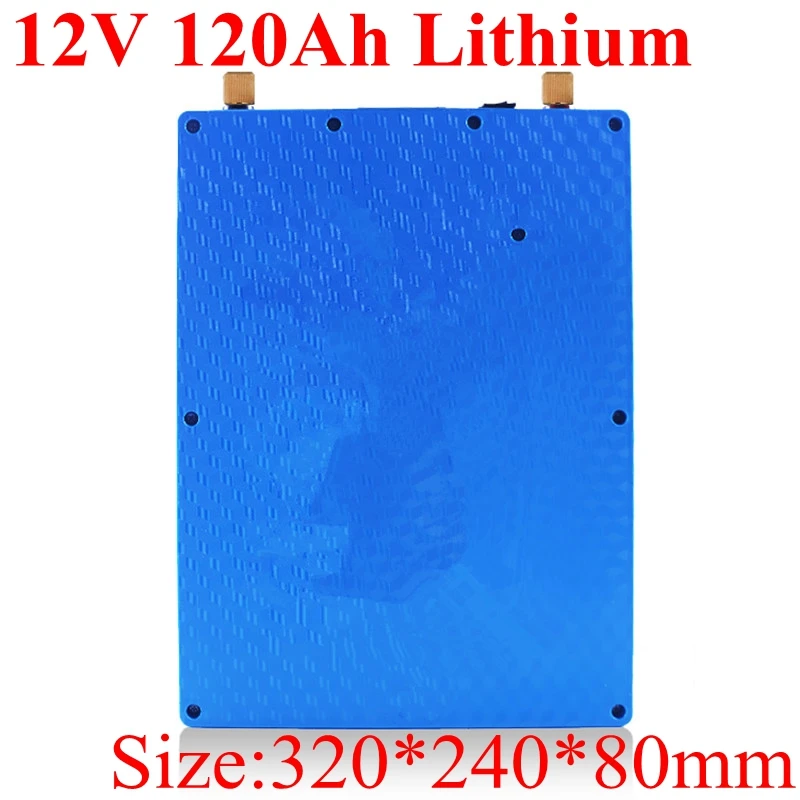 Аккумулятор Lithium12V 120Ah полимерный блок питания для электрического велосипеда