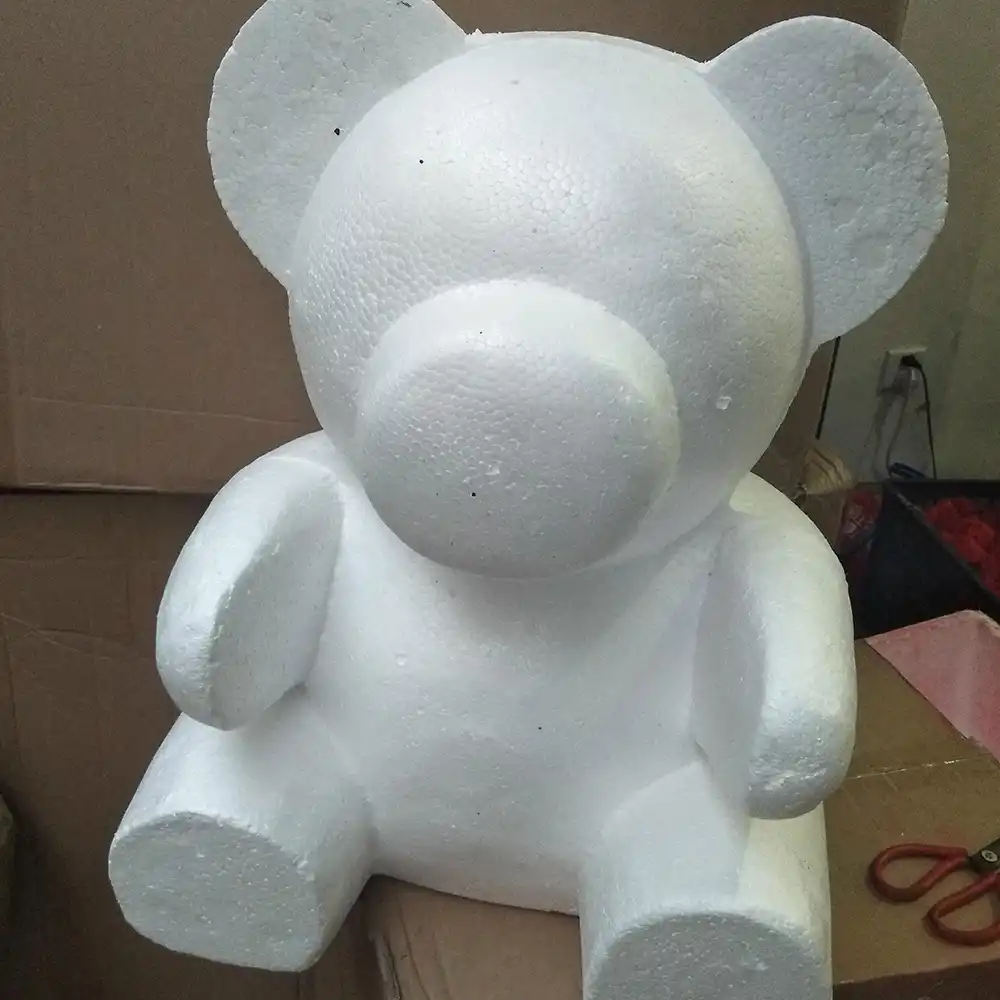 large styrofoam teddy bear