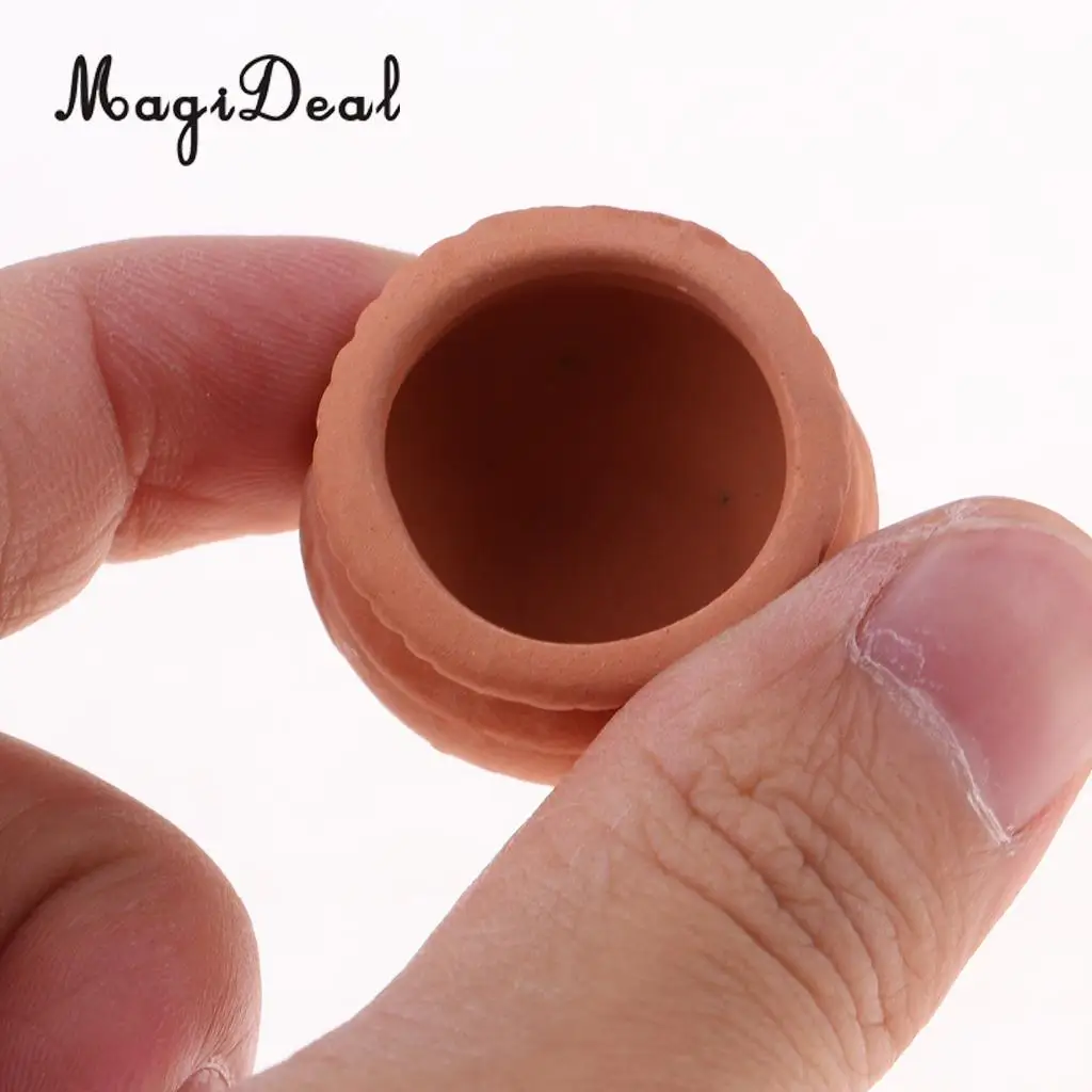 DIY Doll House Miniatures 1:12 Accessories Mini Flower Pot Fairy Garden Decoration
