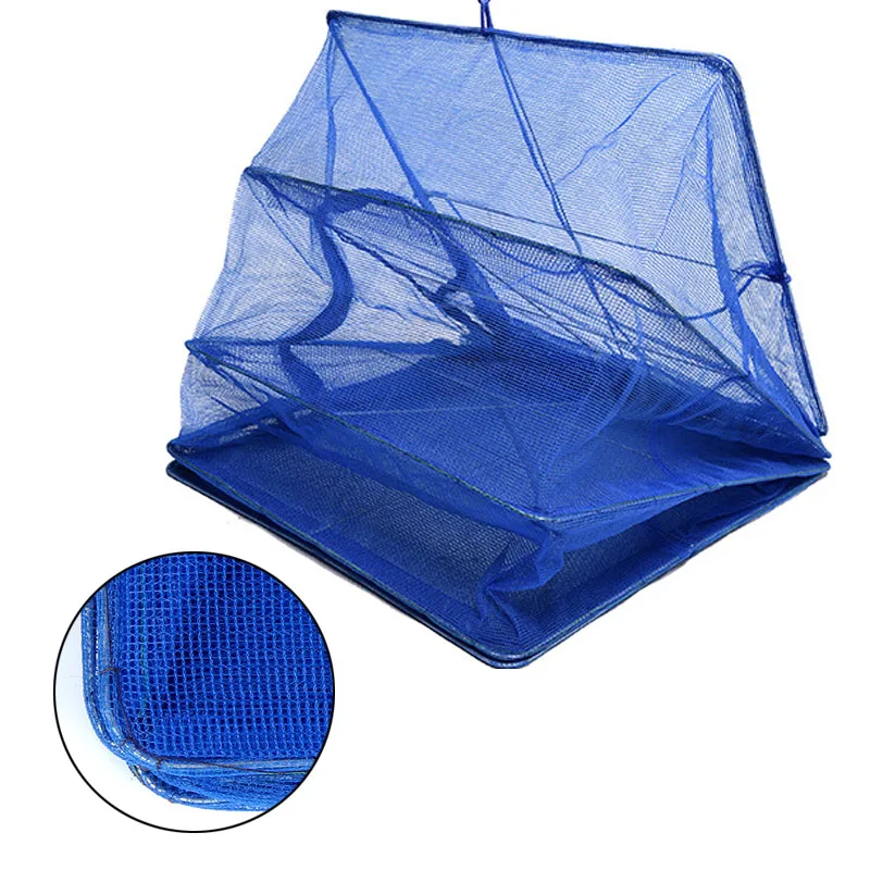 

Newly Foldable 4 Layers Drying Fishing Net Rack Hanging Vegetable Fish Dishes Dryer PE Hanger Fish Net BF88
