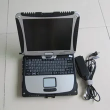 alldata v10.53 and mitchell software installed laptop cf19 touch screen second hand car diagnostic hdd 1tb windows7 ready to use