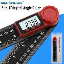 Inclinomètre d'angle à instrument numérique de 200mm, avec échelle numérique, goniomètre électronique détecteur d'angle