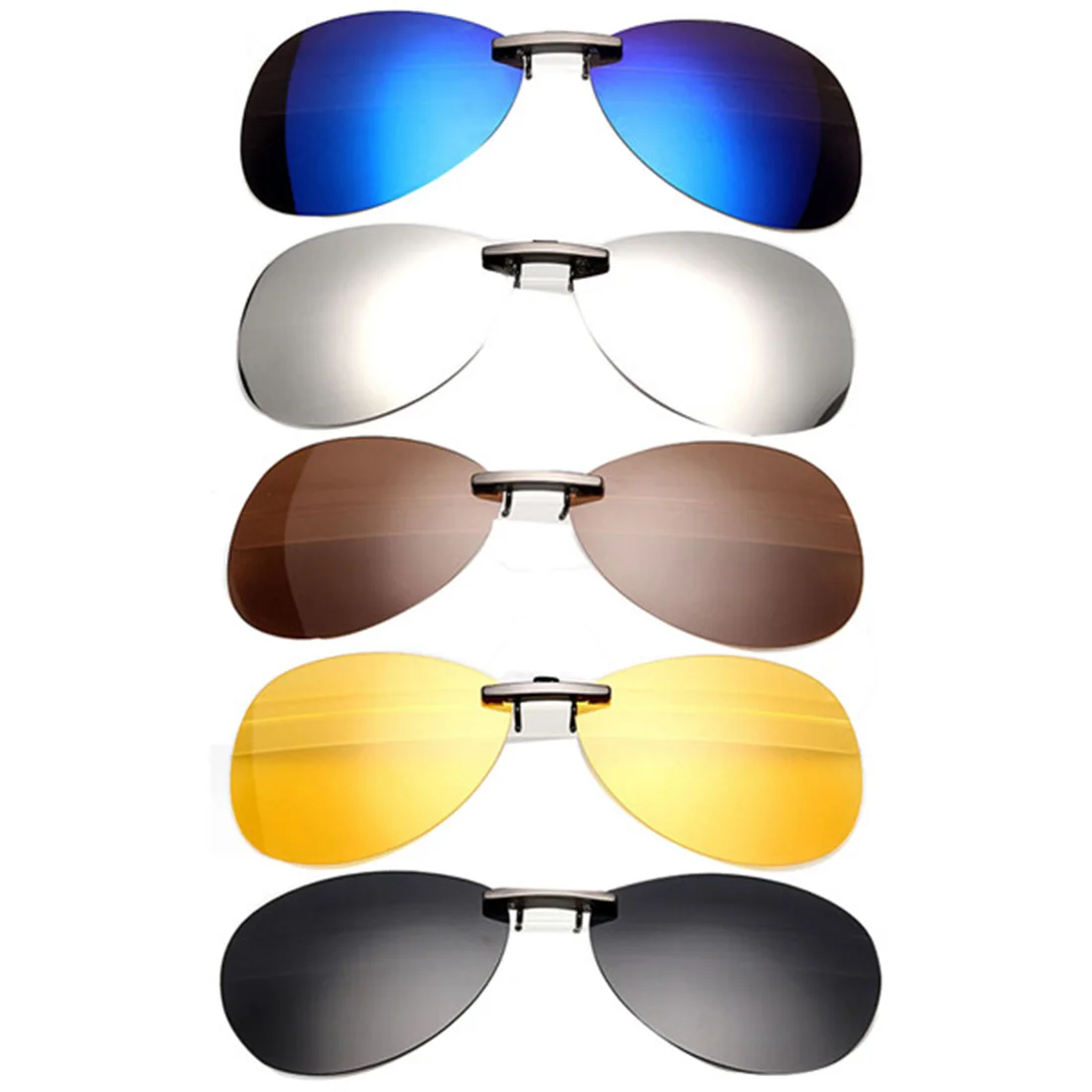 

2017 Trendy Classic Design Unisex Polarized Clip On Sunglasses Night Vision Anti-Uv Sunglasses Clips