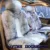 100% Australiano Natural Pura Lana Cubierta de Asiento, 12 Colores de Invierno Amortiguador Del Coche, Cubierta 5 Asientos de Vehículos Completos, envío Gratuito Para Rusia