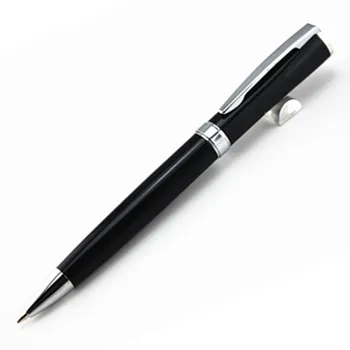 

MONTE MOUNT Luxury Black and Silver Clip Roller Ball Pen with 0.7mm Black Ink Refill with Original Gift Box Ballpoint Gift Pens