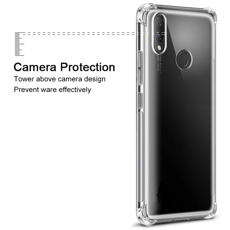 Чехол для Huawei P Smart Plus Honor V30 Pro 7A 7C 8A 8C 8X мягкий чехол из ТПУ с полным покрытием Y5 Y6 Y7