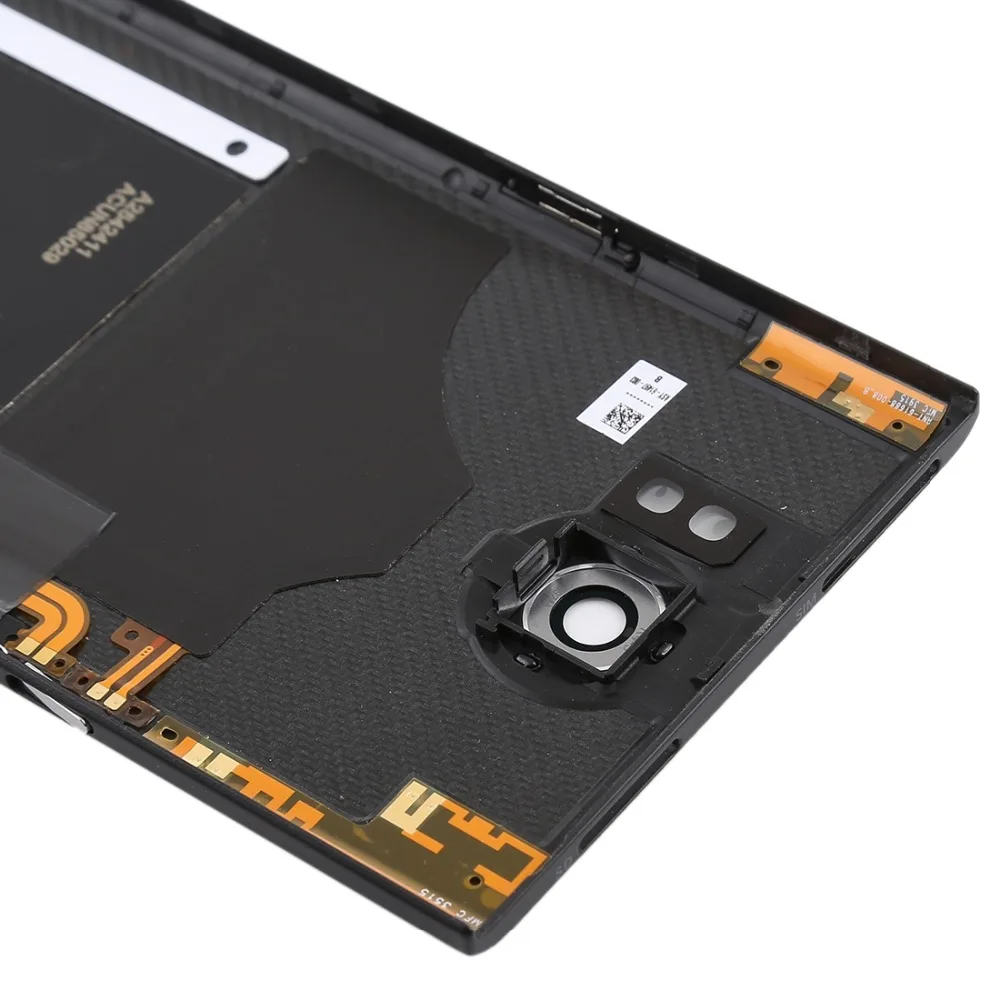 

Back Cover with Camera Lens for Blackberry Priv (US Version)(Black)