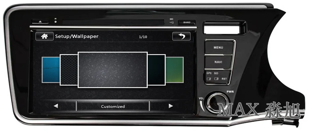 Flash Deal MAX 2 din 8" Car DVD Player For Right Driving Honda City Radio RDS GPS Navigation System Free Map 3G 1080P Bluetooth call/music 12