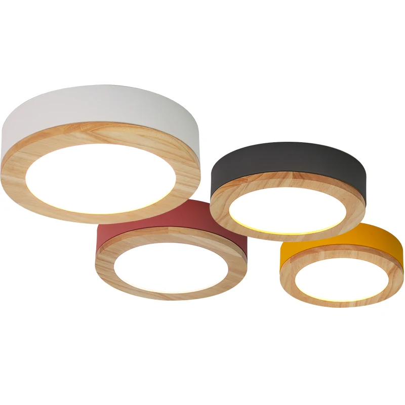 

Nordic macaron ceiling lights modern simple foyer small apartment colorful room lighting fixture bedroom round LED ceiling lamp