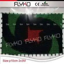 Гибкая светодиодная занавеска для dj сценическая фоновая Декорация