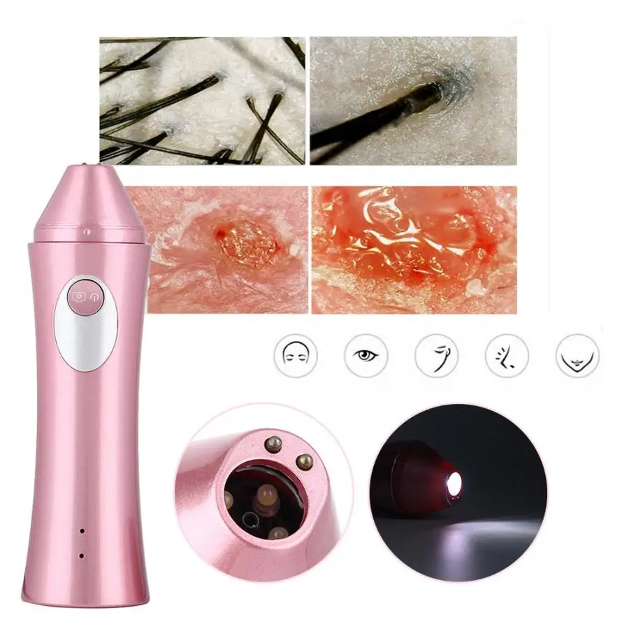 Wifi Wireless Scalp Hair Microscope Detector Analyzer Skin Care Tool EU 100-240V Keratin Hair Treatment