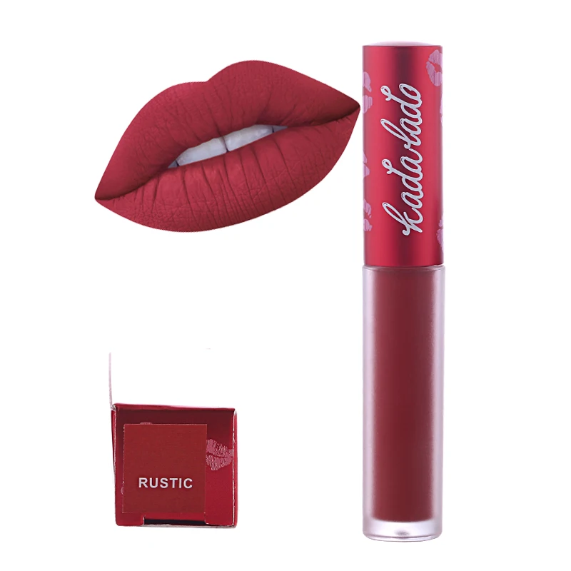 20 RUSTC KADALADO Make Up Водонепроницаемая губная помада телесного цвета долговечная жидкость матовый комплект помад блеск для губ, Косметика Блеск для губ Макияж - Цвет: 20 RUSTC