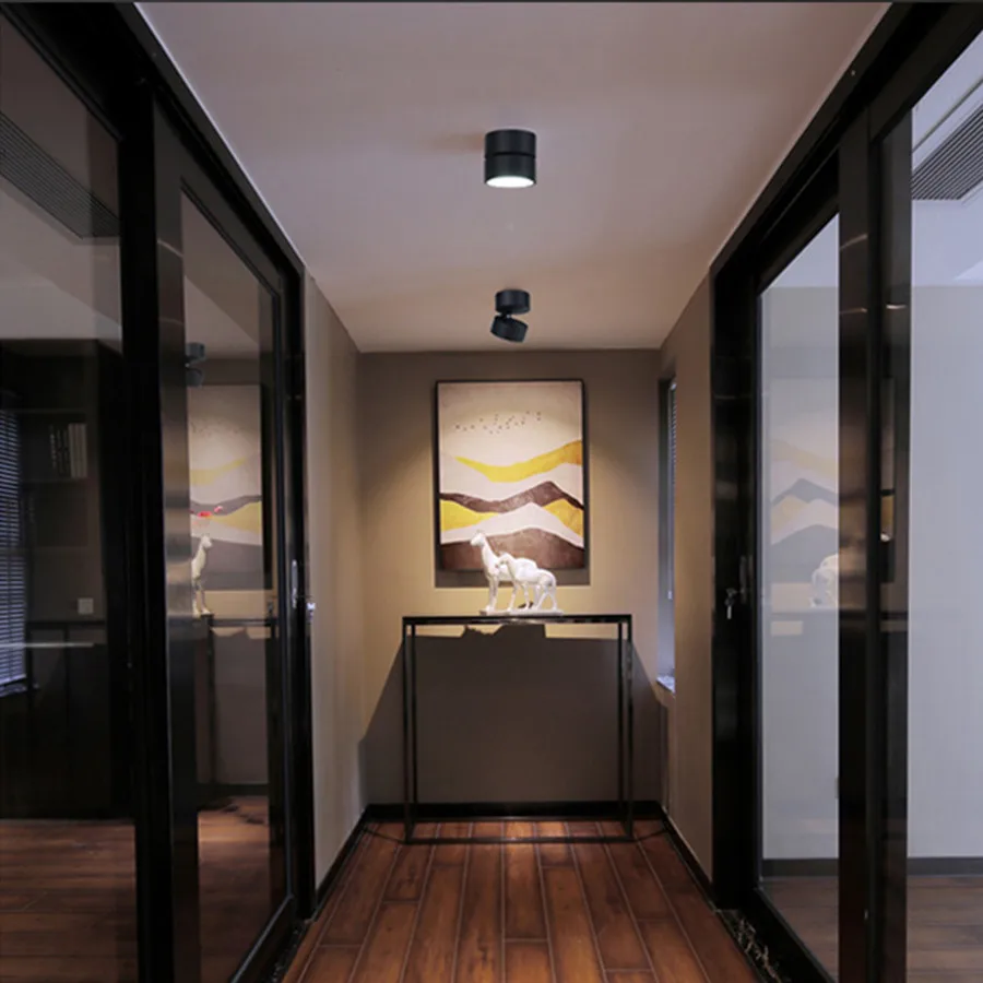 Cena BEIAIDI Led śledzenie światła aluminium sufitowe szyny reflektor 5 W 7 W 12 W 15 W LED do montażu powierzchniowego oprawa sufitowa tło Downlight