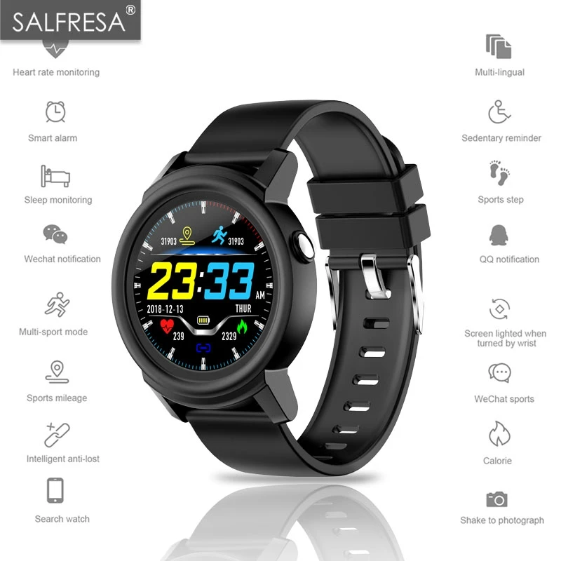 

SALFRESA Smart Bracelet Watch Men Multi-sport mode Heart Rate Monitor Smart Health Fitness Tracker Smartwatch Women Band