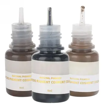 

1pcs 8ml Microbalding Pigment Tattoo Ink Colors 3d Embroidery Accessories Permanent Makeup for Eyebrow Lip Eyeliner Tattoo Kit