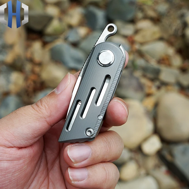Mini M390 Powder Steel Folding Knife High Hardness Folding Knife With Self-defense Small EDC Tool Without Locking