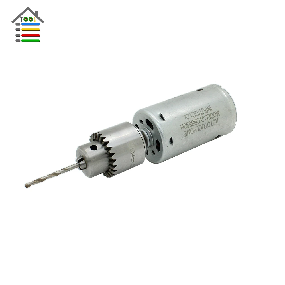 DC 12V Motor Electric Drill Mini Hand Drill PCB Drills Press Drilling