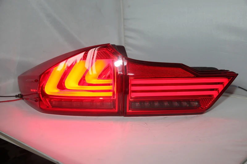 4 шт. Набор для автостайлинга для HONDA CITY светодиодный задний фонарь парковочный фонарь ходовой фонарь задний фонарь красный