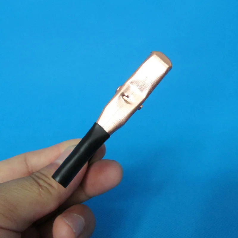 10pcs/lot 250V/30A 70mm Insulated Crocodile Clips Plastic Handle Cable Lead Testing Copper Alligator Clips