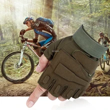 Страйкбол стрельба Военные перчатки без пальцев Пейнтбол половина пальцев Открытый тактический половина пальцев перчатки