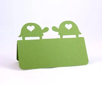 

Turtle shape tent place cards sea Wedding bridal baby shower Party seating table number name Tented Escort Cardpc001