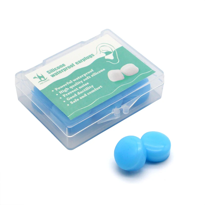 

6Pcs/BOX Anti-Noise Silicone Earplugs Soft Swimming Sleep Earplug Travel Noise Reduction Hearing Protection Showering Waterproof