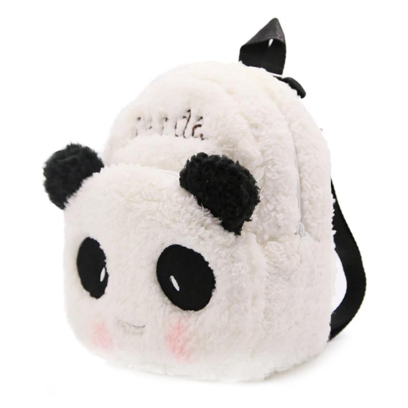 

Lovely Animals Cartoon Soft Panda Stuffed Plush Bag Preppy Mochila Toddler Kindergarten Picnic Bag Baby Travel Bagpacks