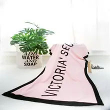 Microfiber Full Polyester Rectangular Bath Towel Letter Printing Sleek Minimalist Can Be Used For Beach Towel Outdoor Mat SH02#