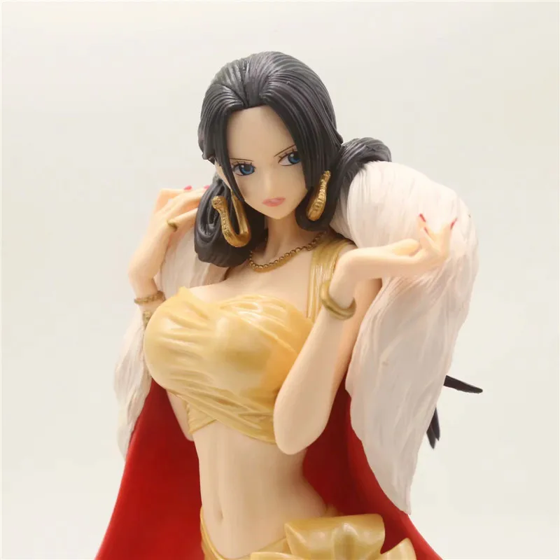 New Anime One Piece Boa Hancock PVC Action Figure Toys Sexy Girl Christmas Cloak Hancock Figuras Dolls Brinquedos 25cm  (10)