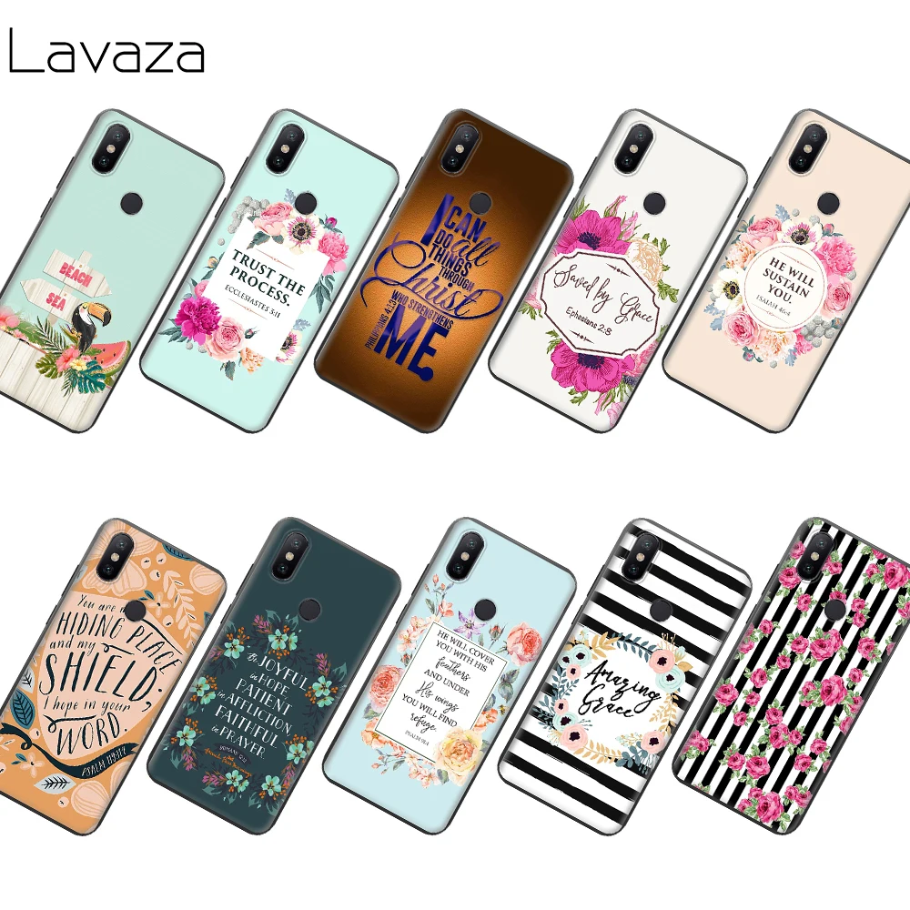 

Lavaza Jesus Christ Christian Flower TPU Case for Xiaomi MI 6 8 9 9se A1 A2 MAX 3 Lite Plus pocophone f1