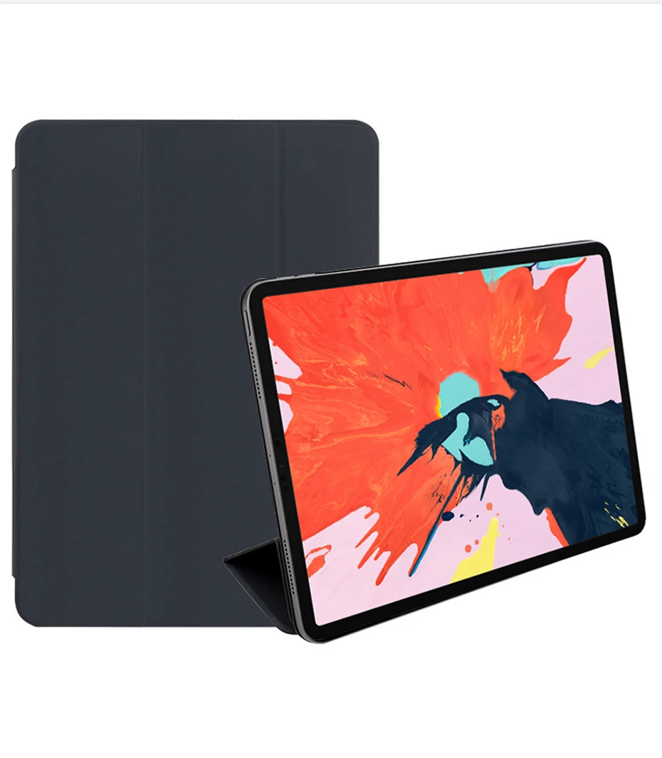 2019 Официальный Смарт Магнитный чехол для iPad Pro 11 2018 ультра тонкий смарт Wake PC чехол для iPad Pro 12,9 дюйма 2018 принципиально одноцветное