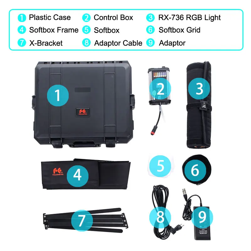 falcon eyes studio light photography LED light movie clapper godox rolex led lighting for video (2)