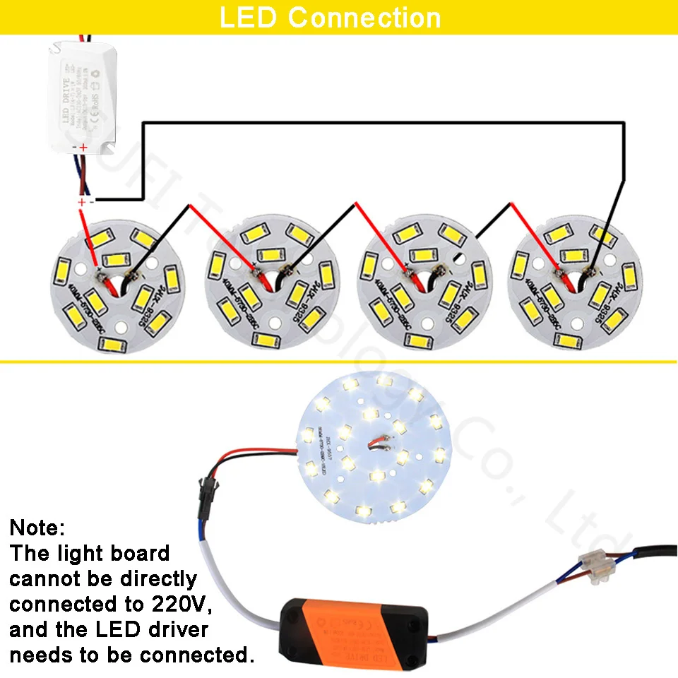 10 шт. 3 Вт 5 Вт 7 Вт 9 Вт 12 Вт 15 Вт яркость SMD5730 светодиодный светильник Панель Белый теплый белый светодиодный светильник для потолка PCB для потолка светодиодный