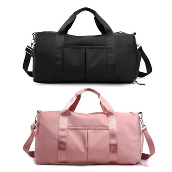 

Women Men Travel Sports Gym Shoulder Bag Large Waterproof Nylon Handbags