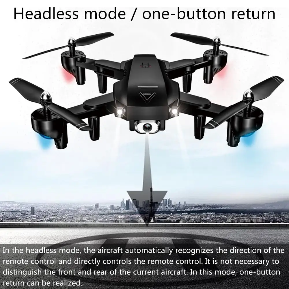 

1080P HD Wide AngleOptical Flow Drone With Dual Camera Fodable Hold Gesture Photography Quadcopter Aircraft Quadrocopter Toys