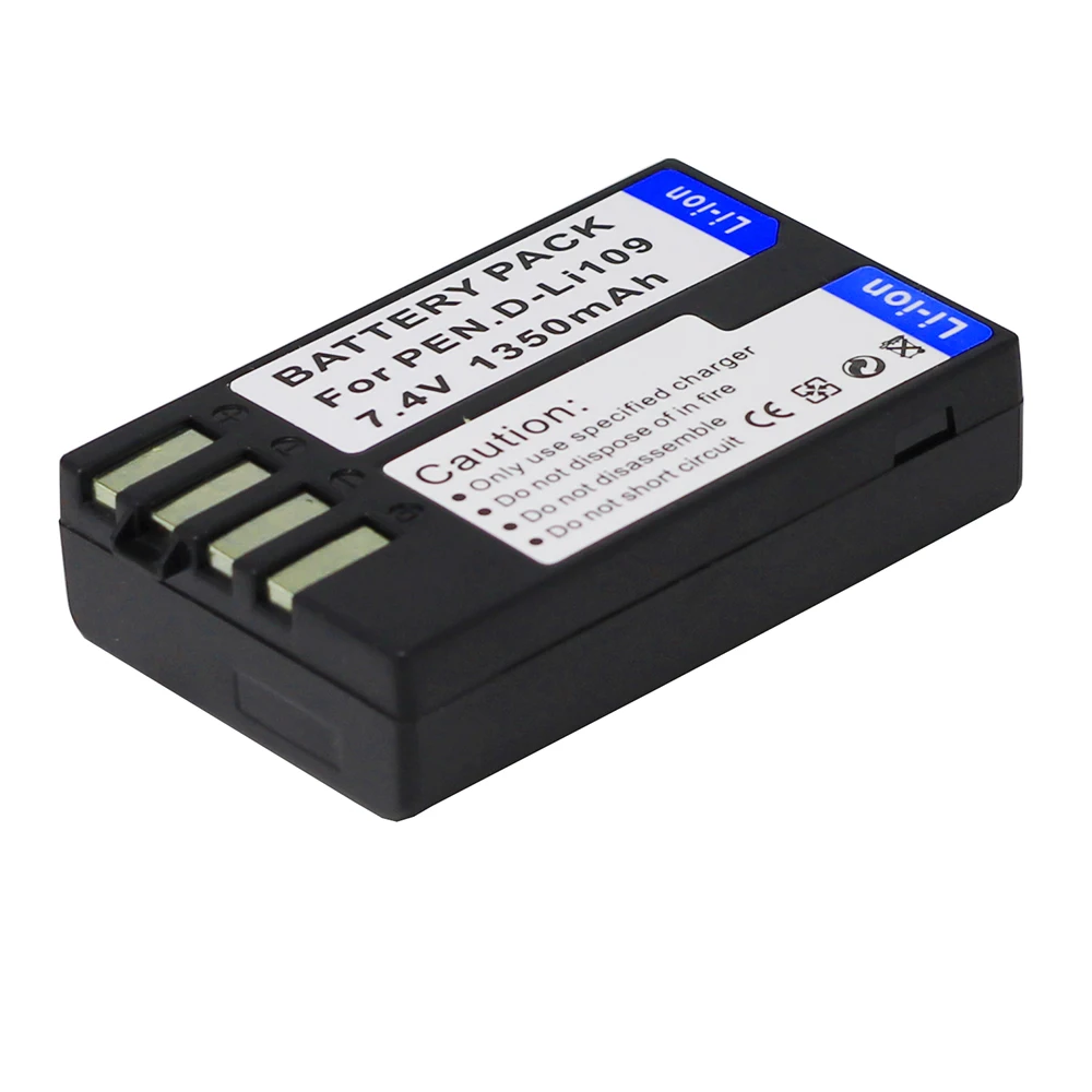 Doscing 7 2 V 1350mAh akku DLI109 D LI109 Аккумулятор для Камеры PENTAX K R KR K2 K30 K50 30 K500 50 L10|Цифровые