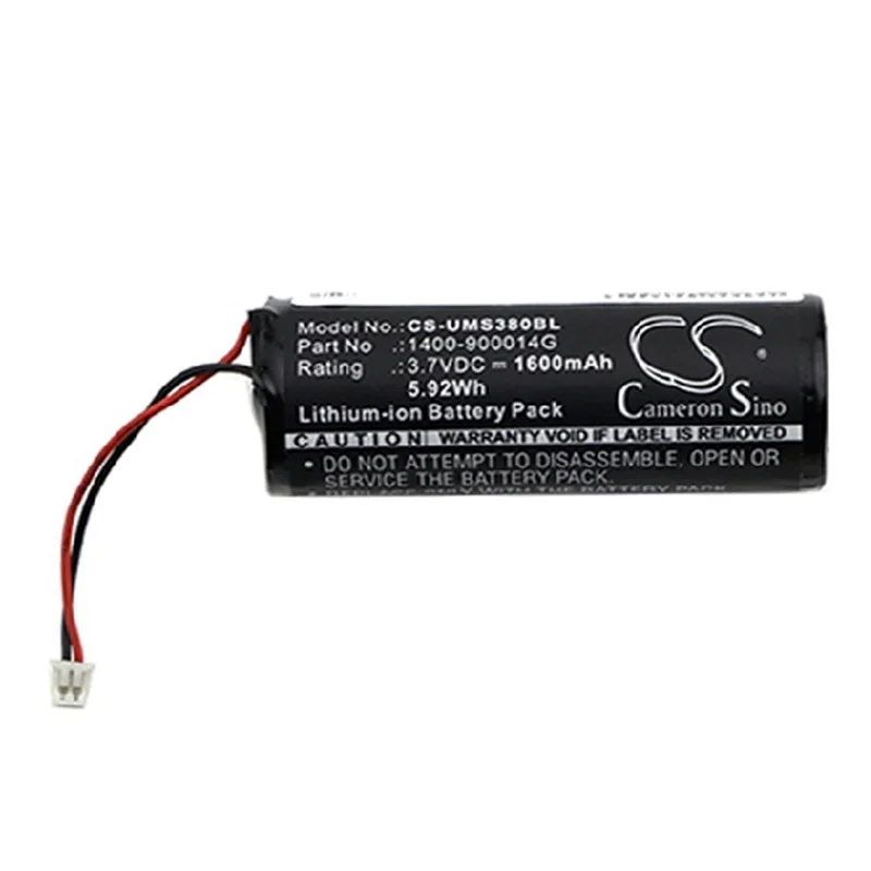 

Аккумулятор для Unitech MS380 MS840B MS840P MS842P стандартный сканер, новый литий-ионный перезаряжаемый заменяемый 1400-900014G 3,7 V 1600mAh