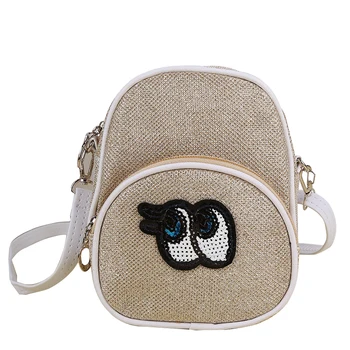 

Cute Kids Mini Purse Handbag Big Eyes Girls Sequin Messenger Bag Baby Children Crossbody Bags Gift