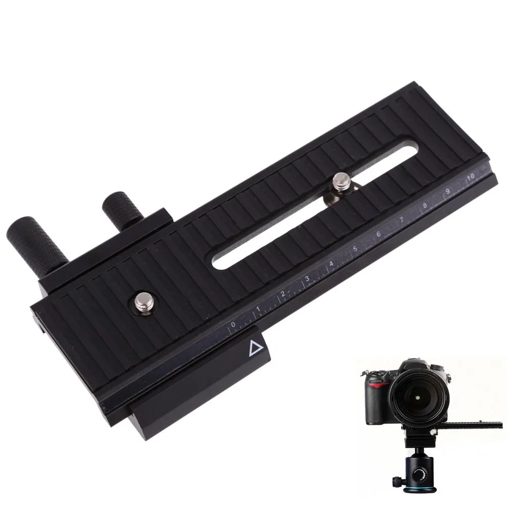 2016 New 10cm Macro Shot Focusing Focus Rail Slider for Canon Nikon