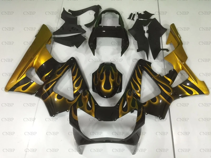 CBR 929RR 2000 - 2001 Пластиковые обтекатели CBR900 929 00 01 кузов CBR929RR Черная желтая рамка