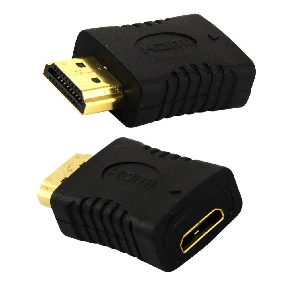 HDMI штекер к мини HDMI гнездовой соединитель HD ТВ конвертер адаптер