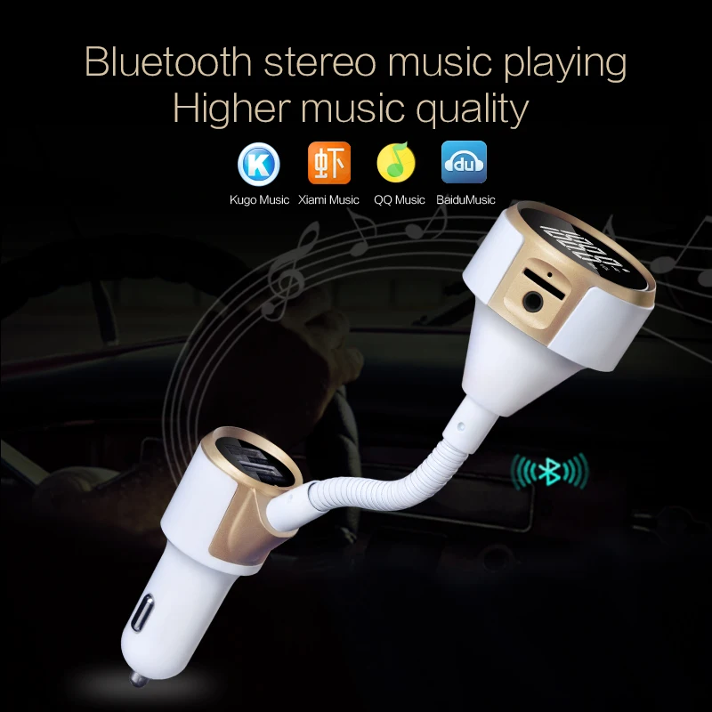 Car Speaker Handfree Car Bluetooth Music Receiver Universal Wireless Auto AUX Audio Adapter With