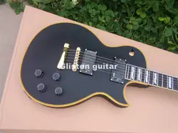 Custom shop LP электрогитара клен, желтый связывания